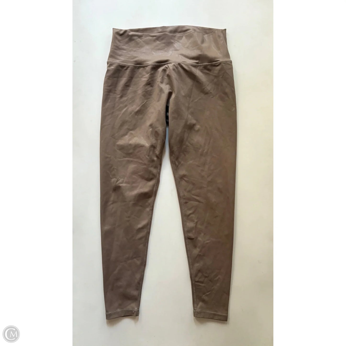 Athletic Leggings By Buff Bunny In Brown, Size: Xl