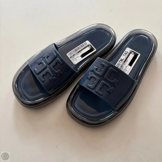 Sandals Designer By Tory Burch In Blue, Size: 6