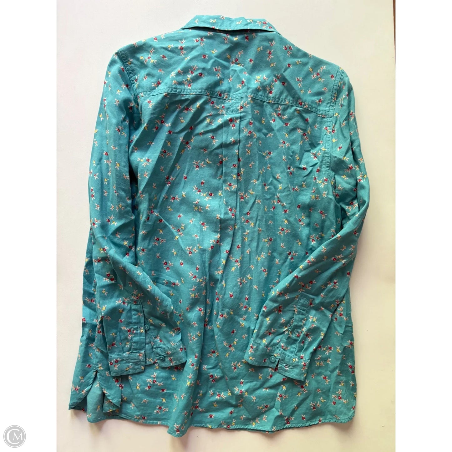 Top Long Sleeve By Talbots In Blue, Size: Lp