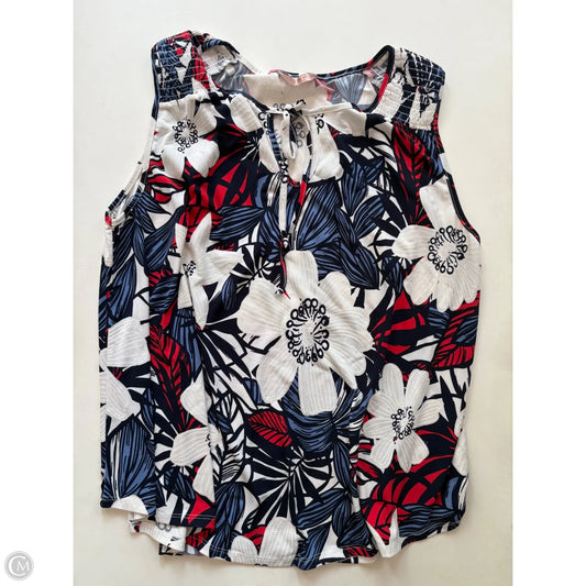 Top Sleeveless By Sjs In Multi-colored, Size: 3x