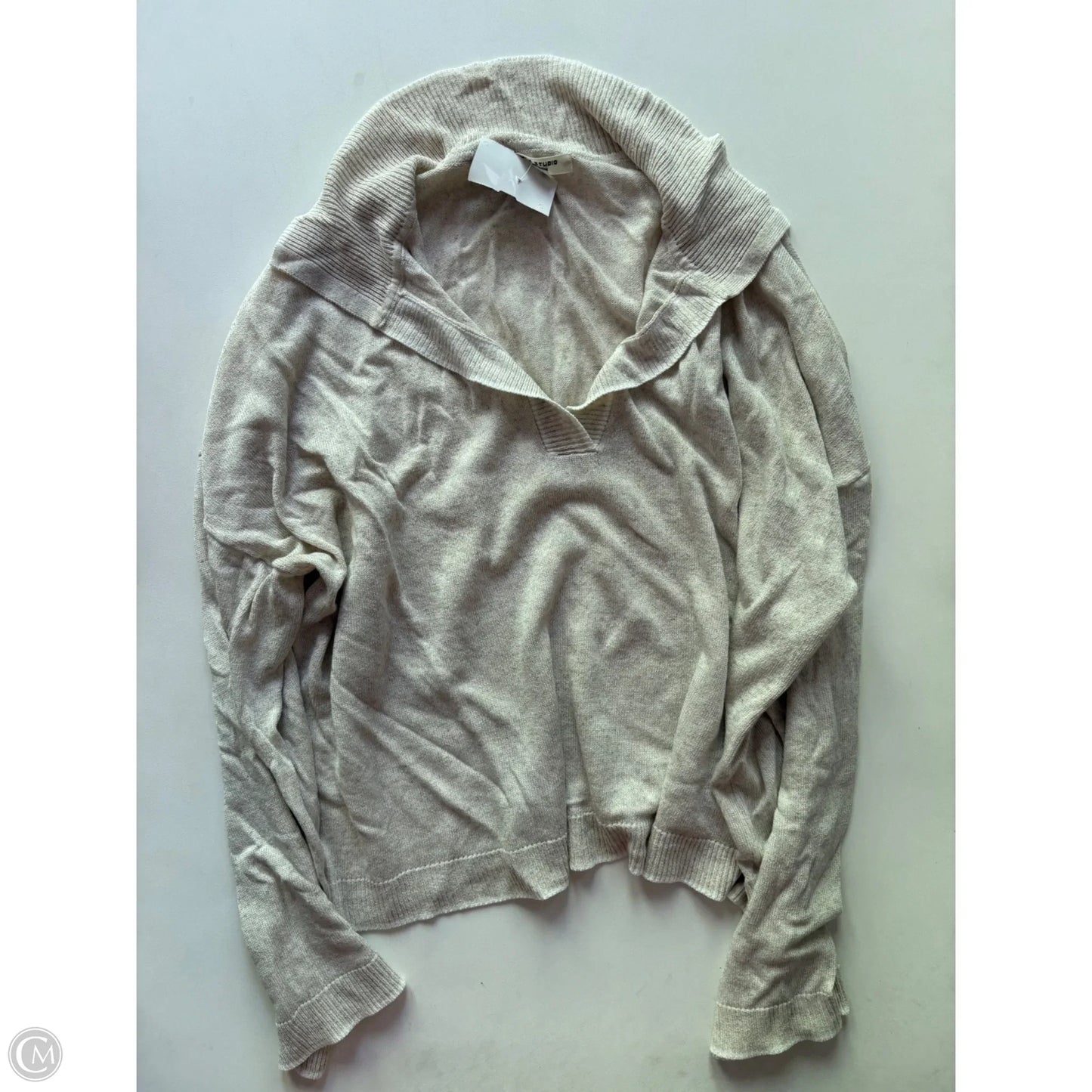 Sweater By Max Studio In Cream, Size: M