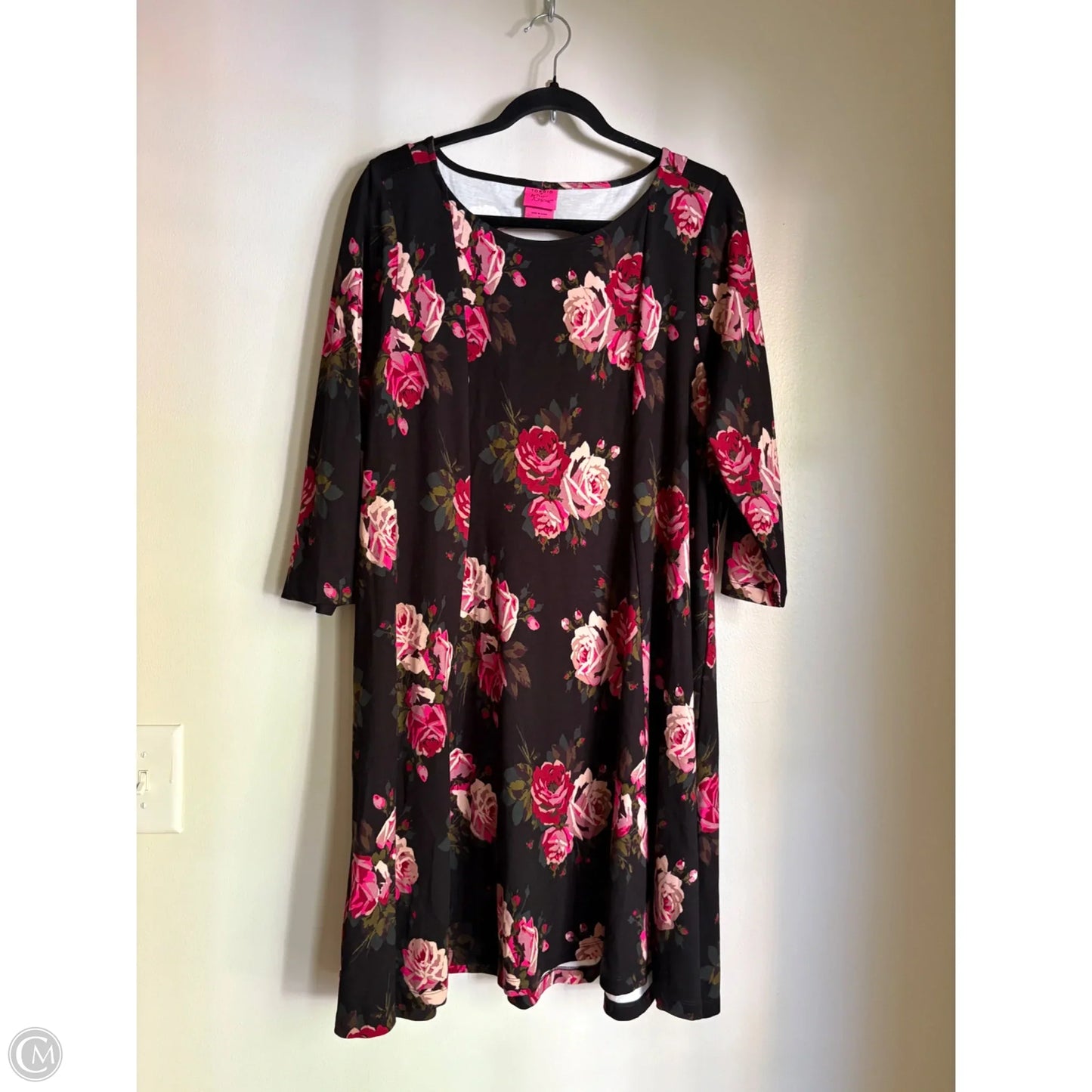 Dress Casual Midi By Torrid In Floral Print, Size: 2x
