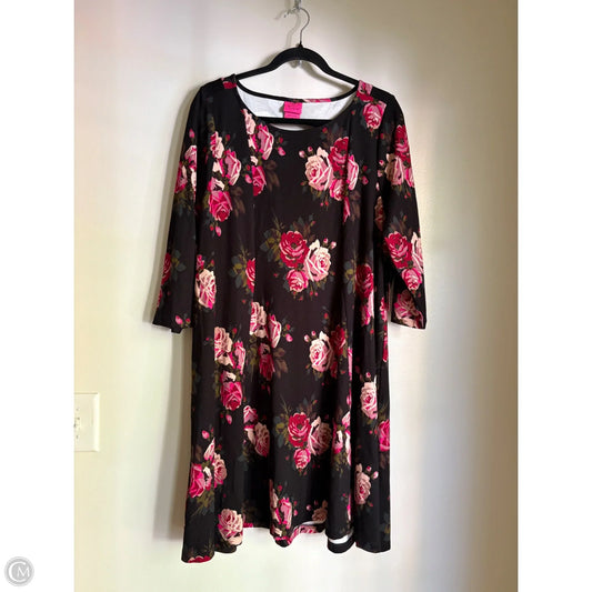 Dress Casual Midi By Torrid In Floral Print, Size: 2x