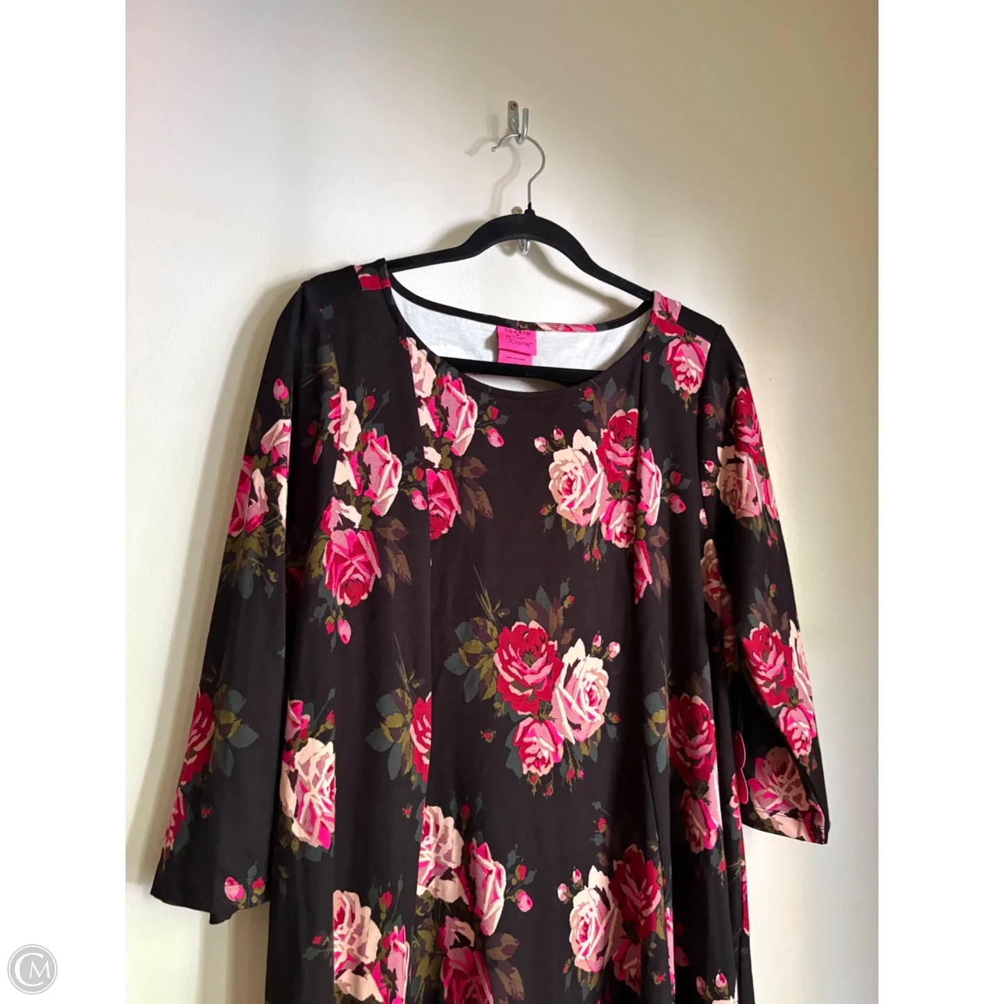 Dress Casual Midi By Torrid In Floral Print, Size: 2x