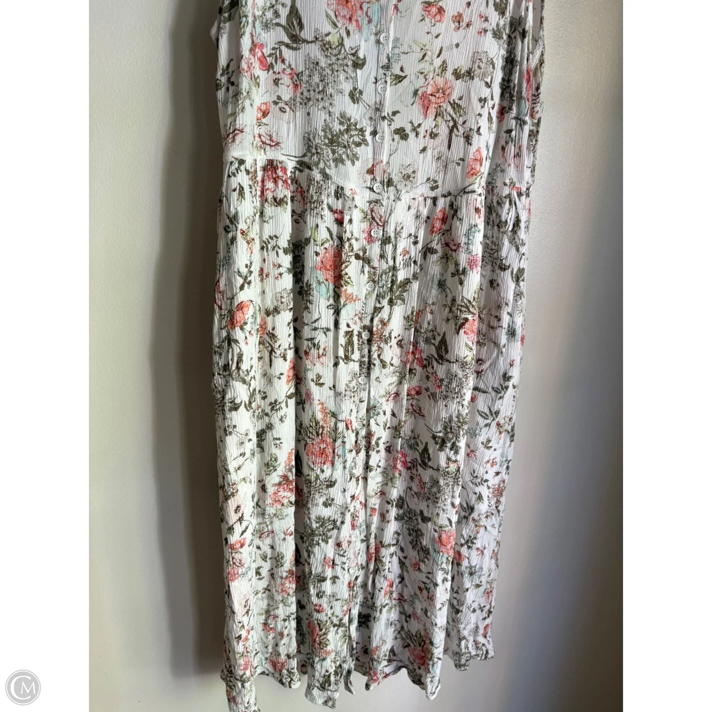 Dress Casual Midi By Frye In Floral Print, Size: 2x