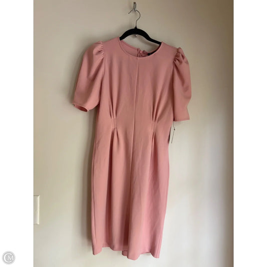 Dress Work By Express In Peach, Size: S