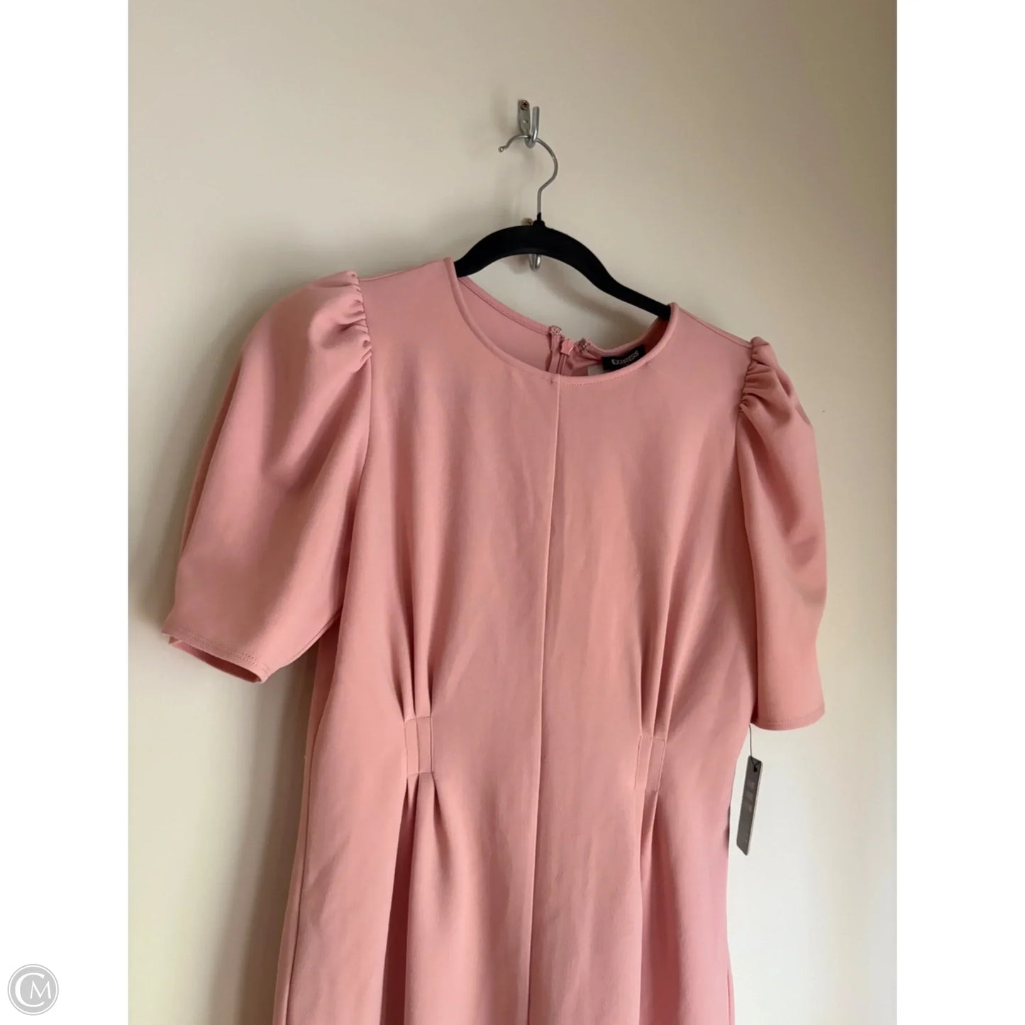 Dress Work By Express In Peach, Size: S