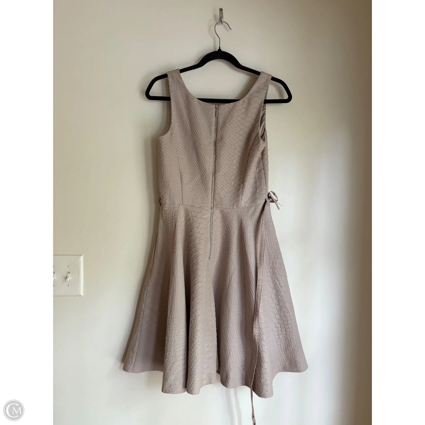 Dress Designer By Armani In Taupe, Size: S