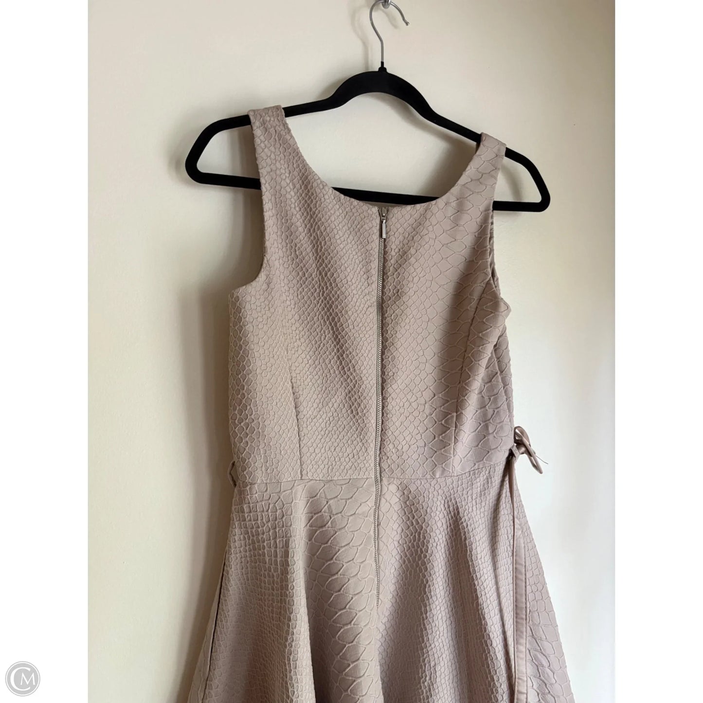 Dress Designer By Armani In Taupe, Size: S