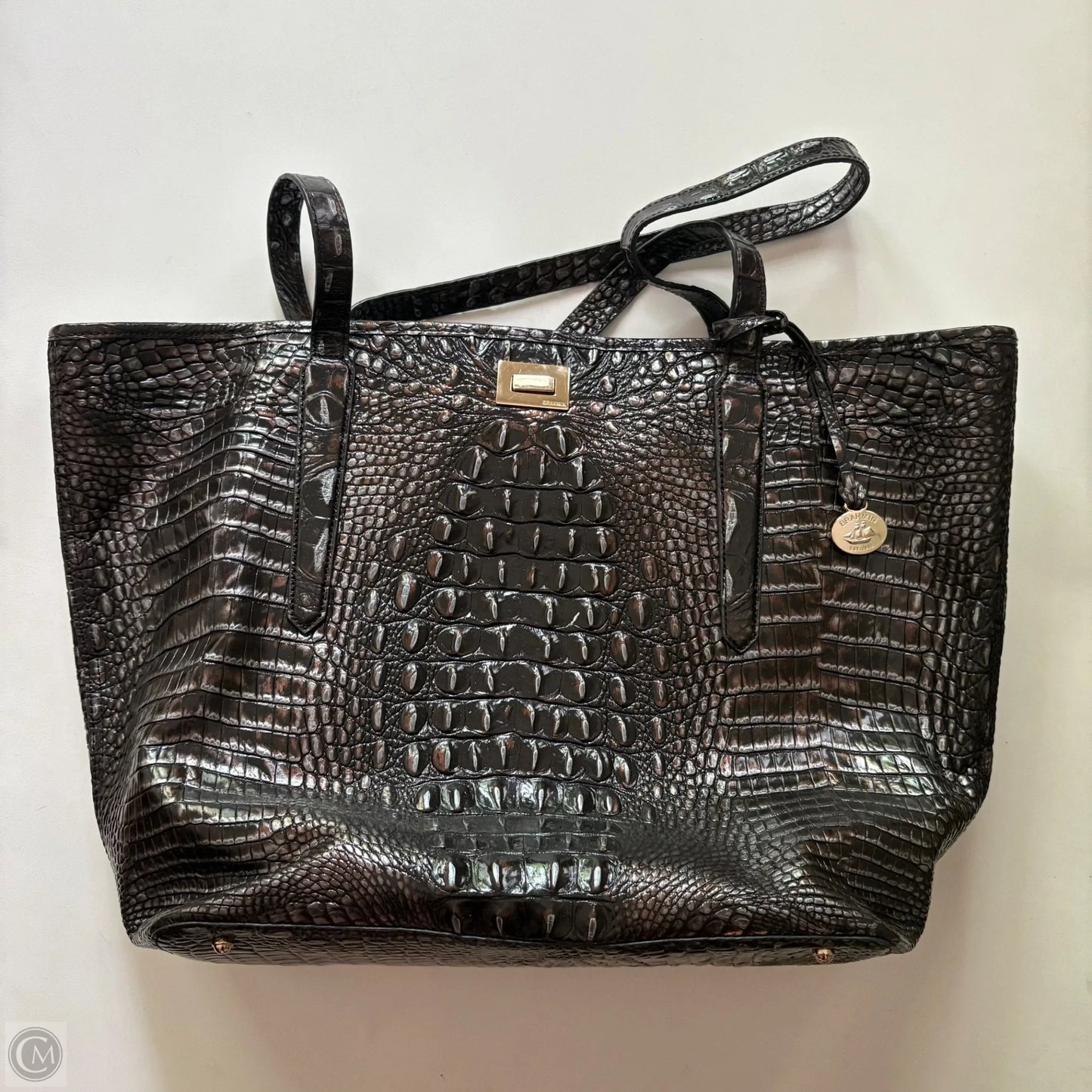 Handbag Designer By Brahmin, Size: Large