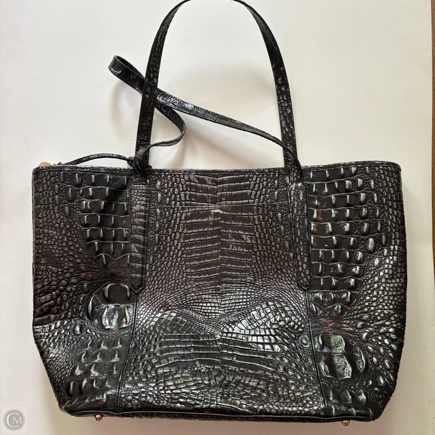 Handbag Designer By Brahmin, Size: Large