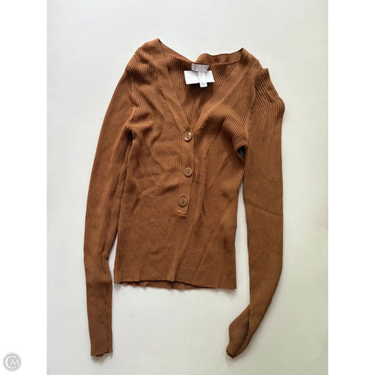 Sweater Cardigan By Leith In Brown, Size: S
