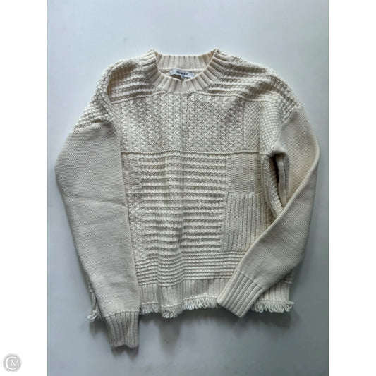 Sweater By Madewell In Cream, Size: Xs