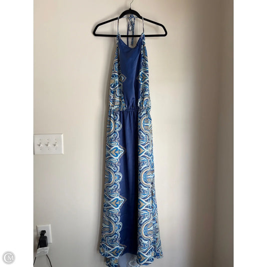 Dress Casual Maxi By Lane Bryant In Blue, Size: 1x