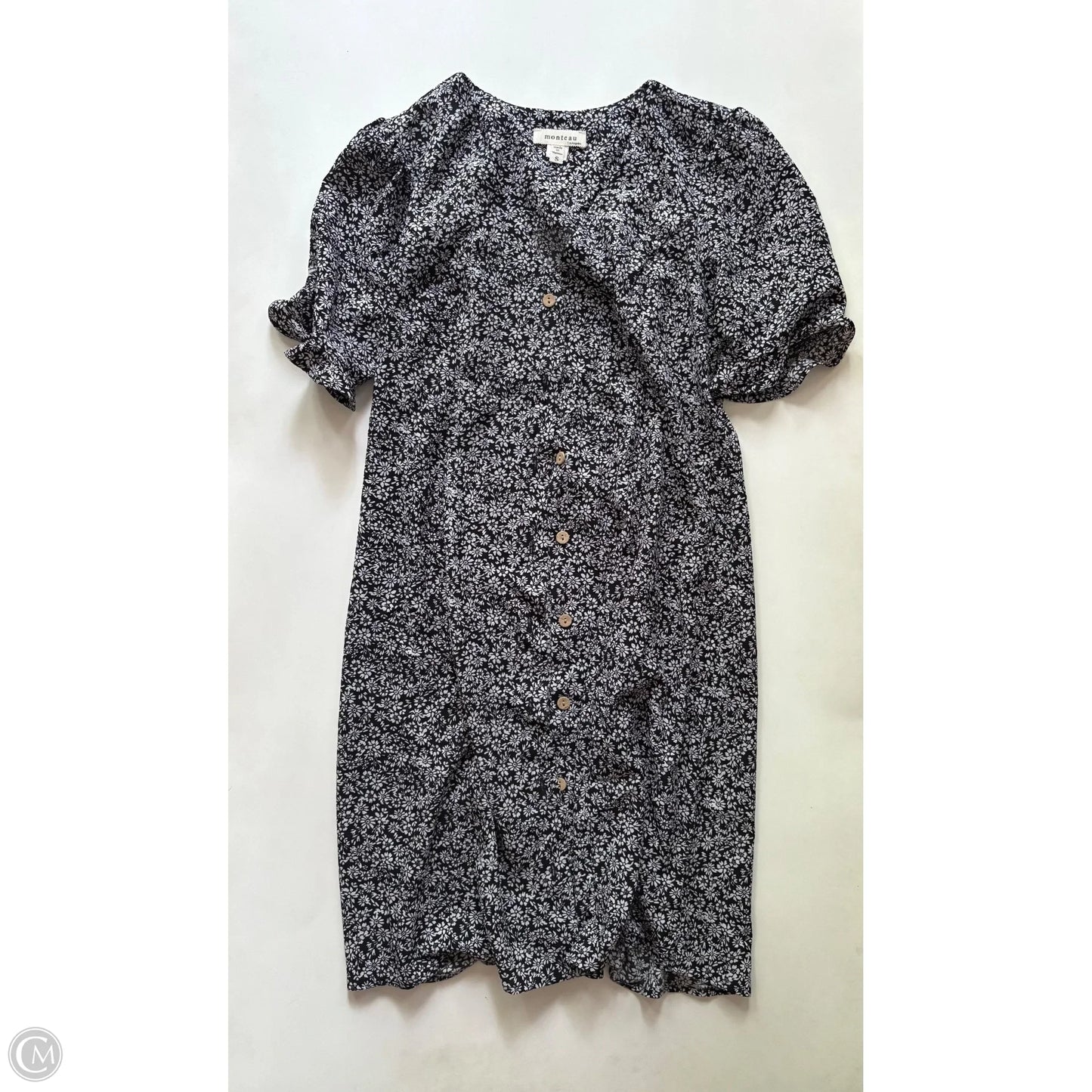 Dress Casual Midi By Monteau In Navy, Size: S