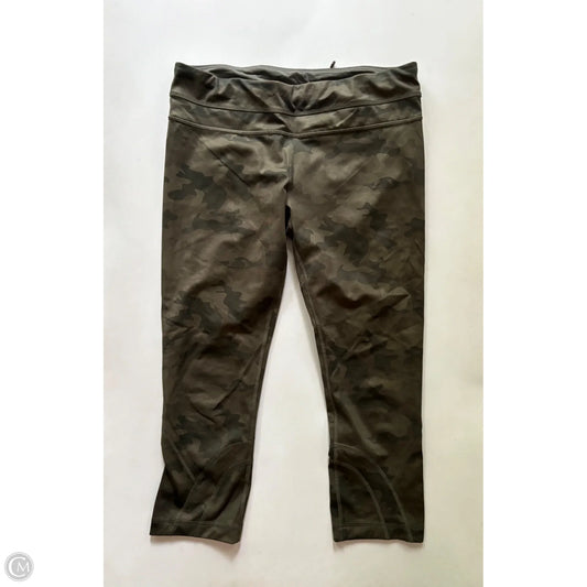 Athletic Leggings By Lululemon In Camouflage Print, Size: M