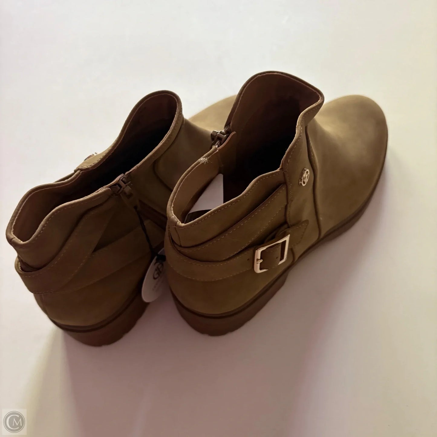 Boots Ankle Heels By Giani Bernini In Tan, Size: 9