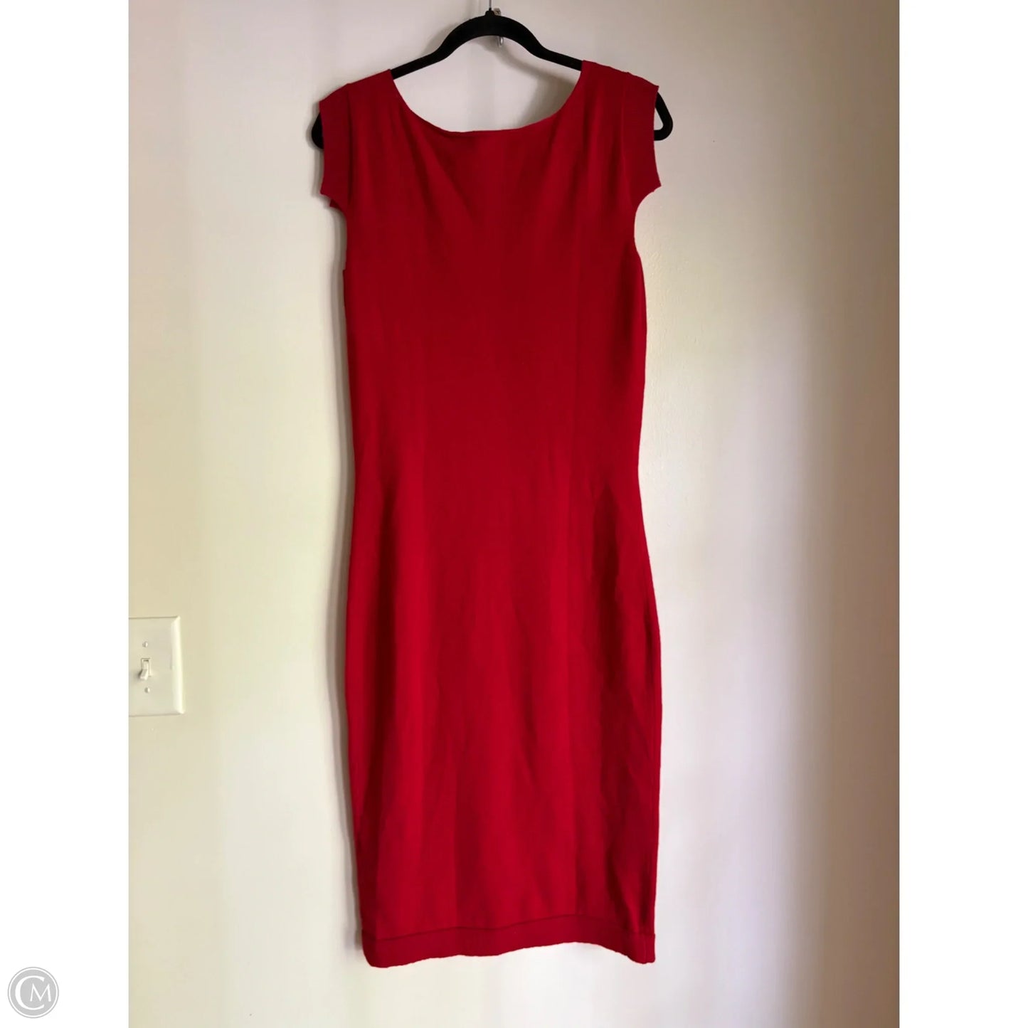 Dress Designer By Lanvin In Red, Size: M