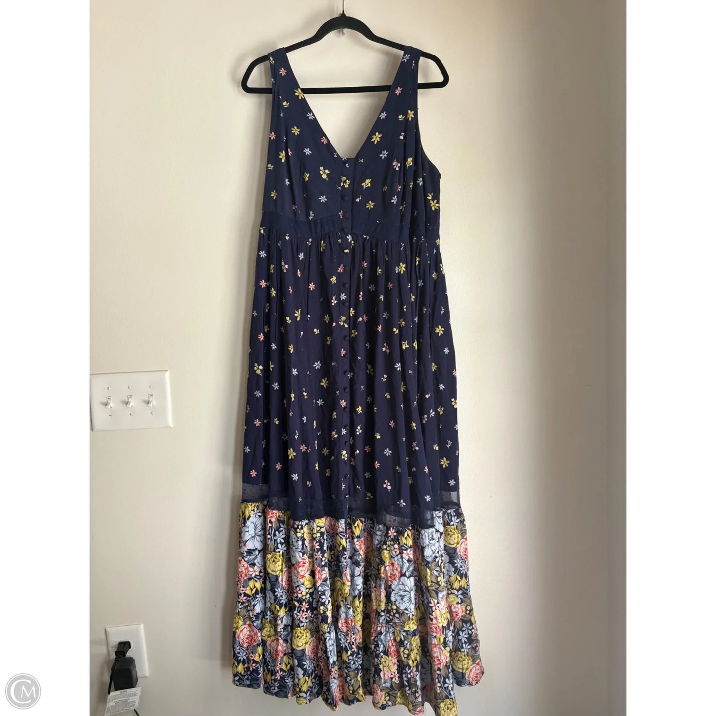 Dress Casual Maxi By Torrid In Navy, Size: 1x