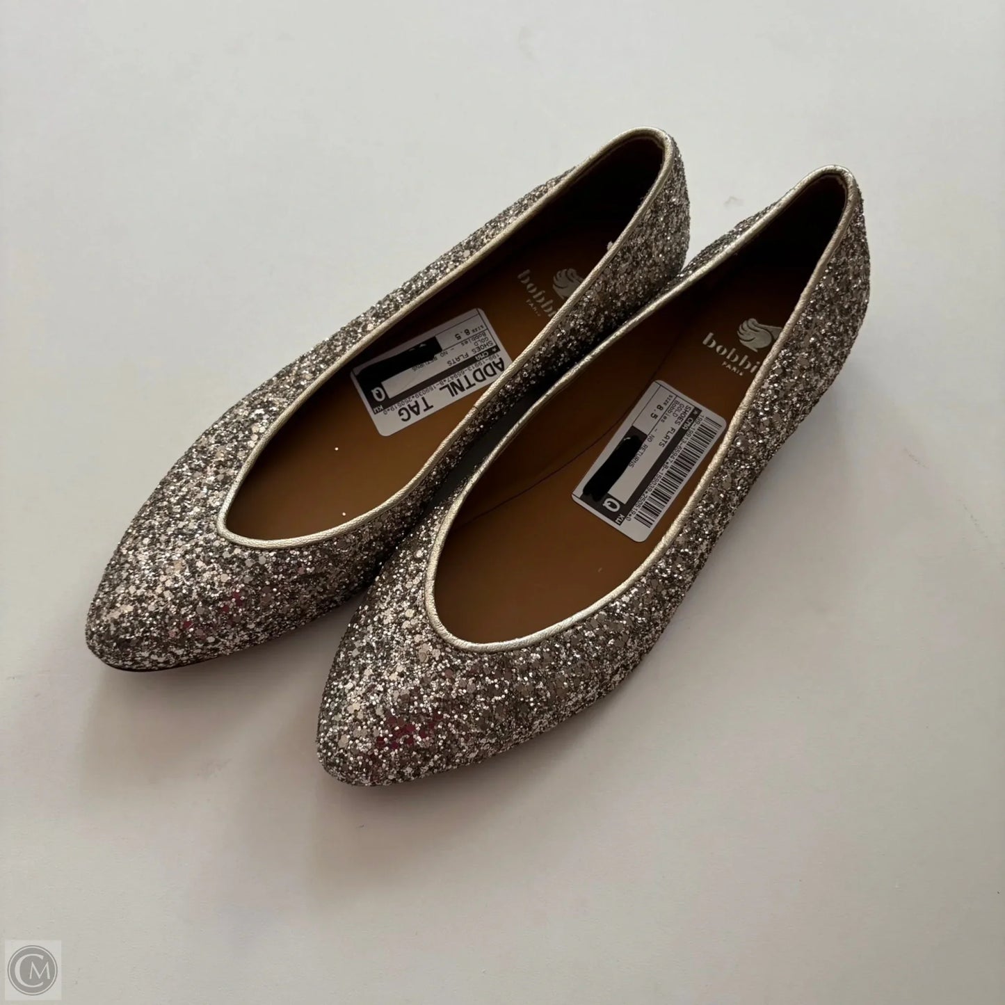 Shoes Flats By Bobbies In Gold, Size: 8.5