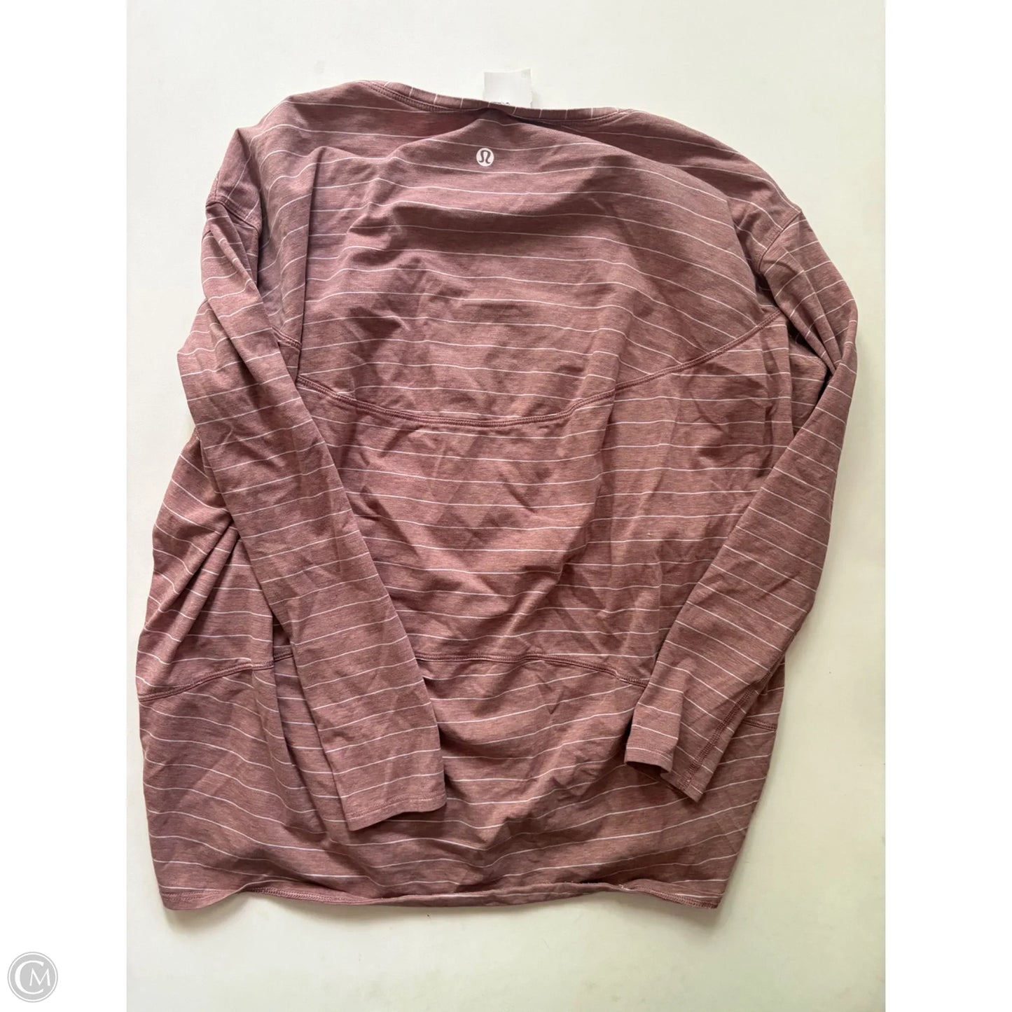 Athletic Top Long Sleeve Crewneck By Lululemon In Brown, Size: S