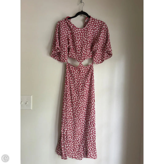 Dress Party Long By Reformation In Floral Print, Size: Xs