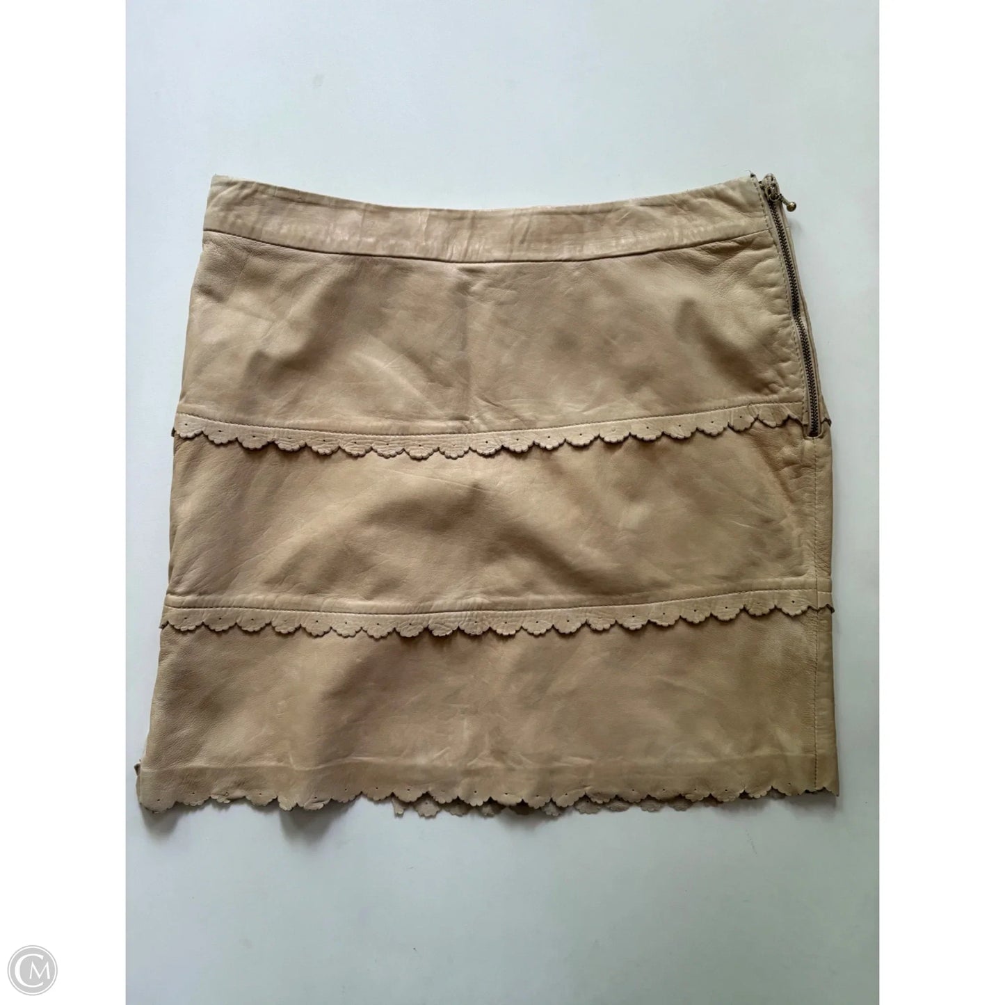 Skirt Mini & Short By Leifsdottir In Tan, Size: 8