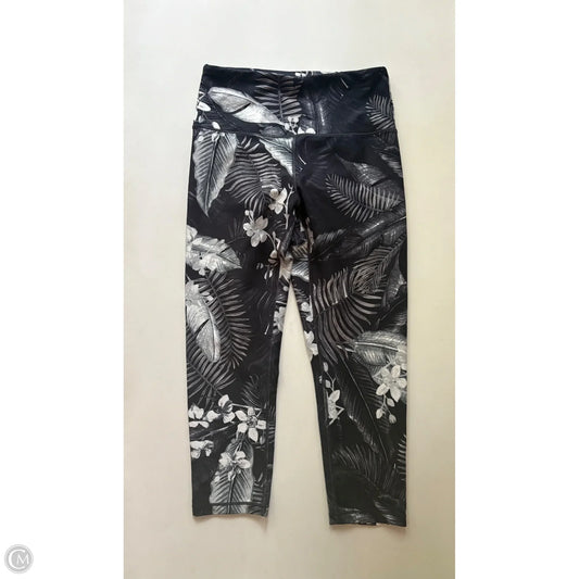 Athletic Leggings By Balance Collection In Floral Print, Size: M