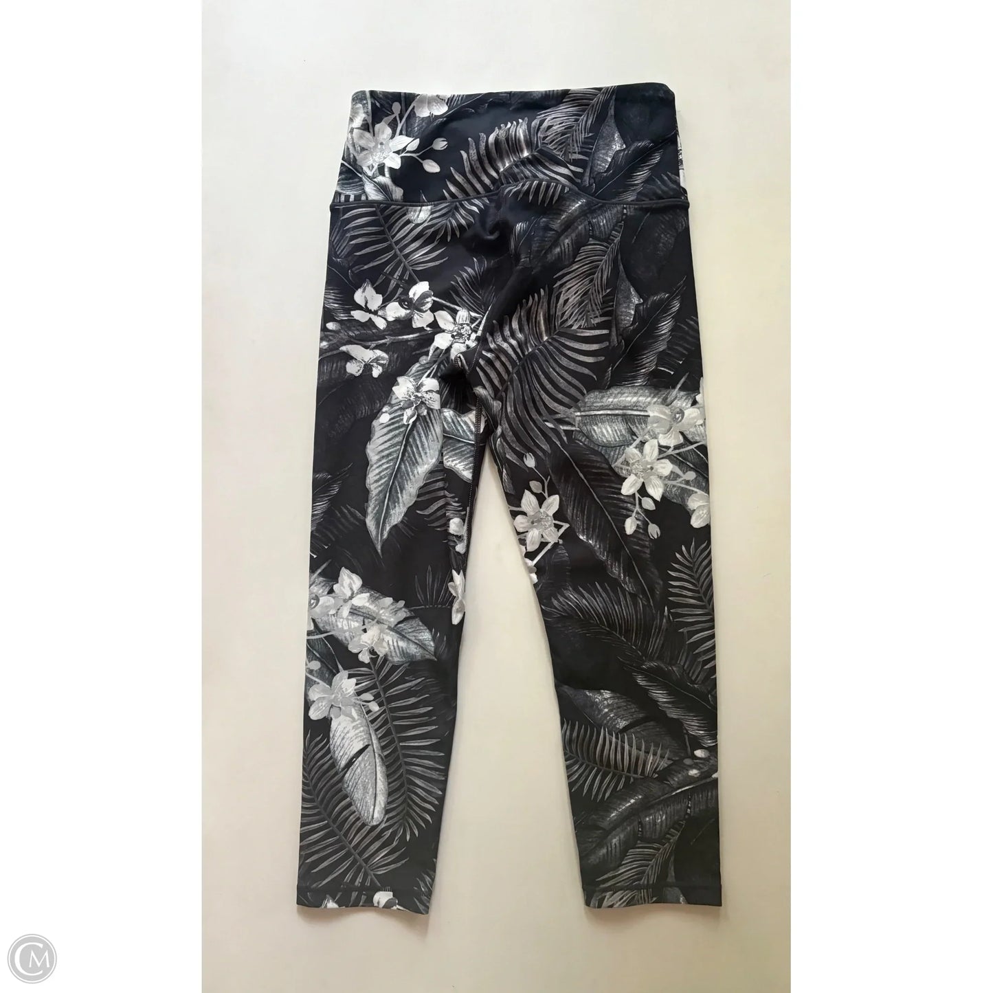 Athletic Leggings By Balance Collection In Floral Print, Size: M