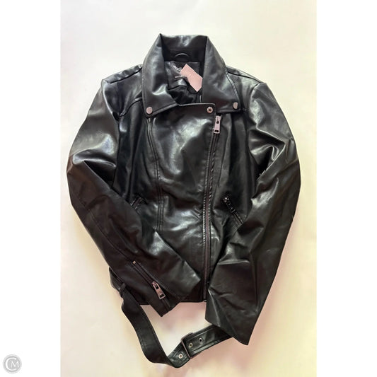 Jacket Moto By Elodie In Black, Size: M