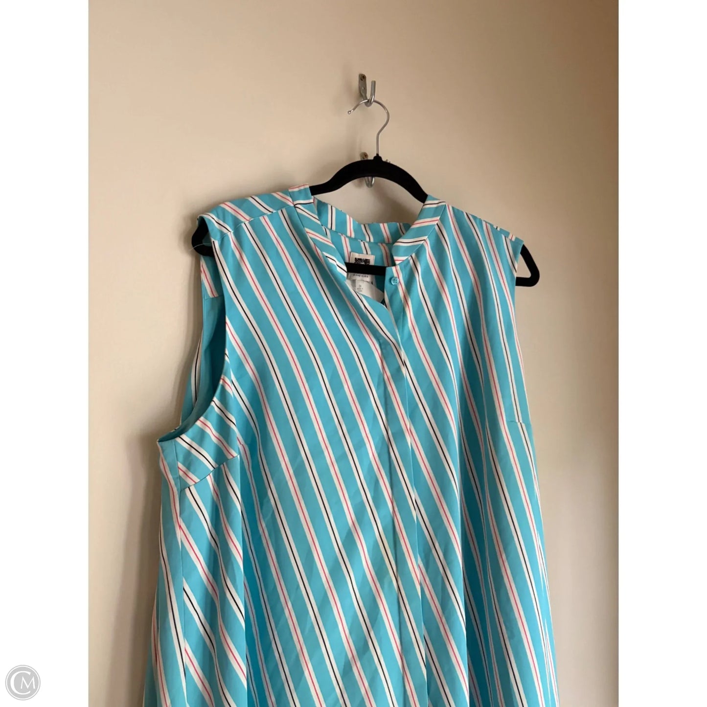 Dress Work By Anne Klein In Blue, Size: 2x