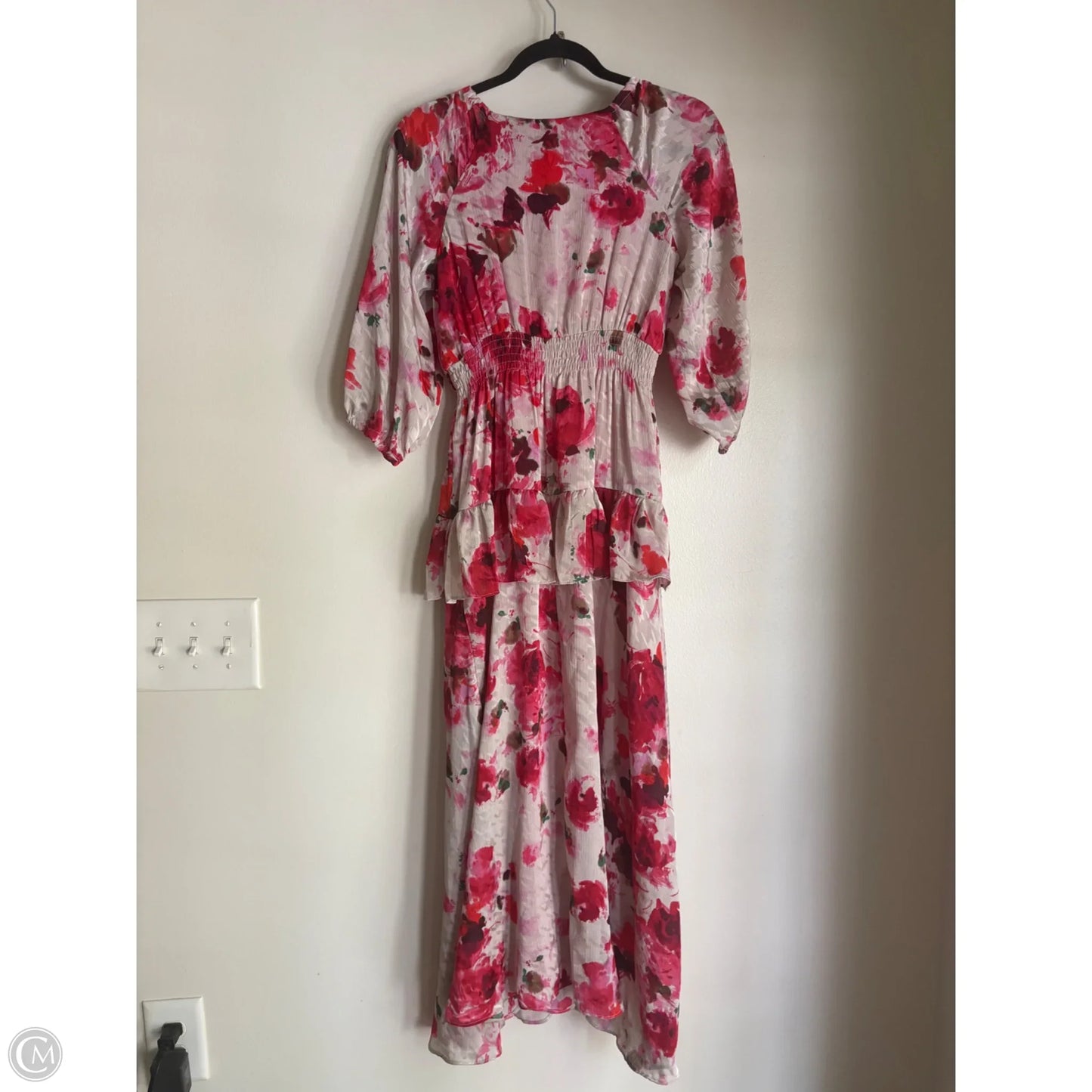 Dress Party Long By Taylor In Floral Print, Size: S