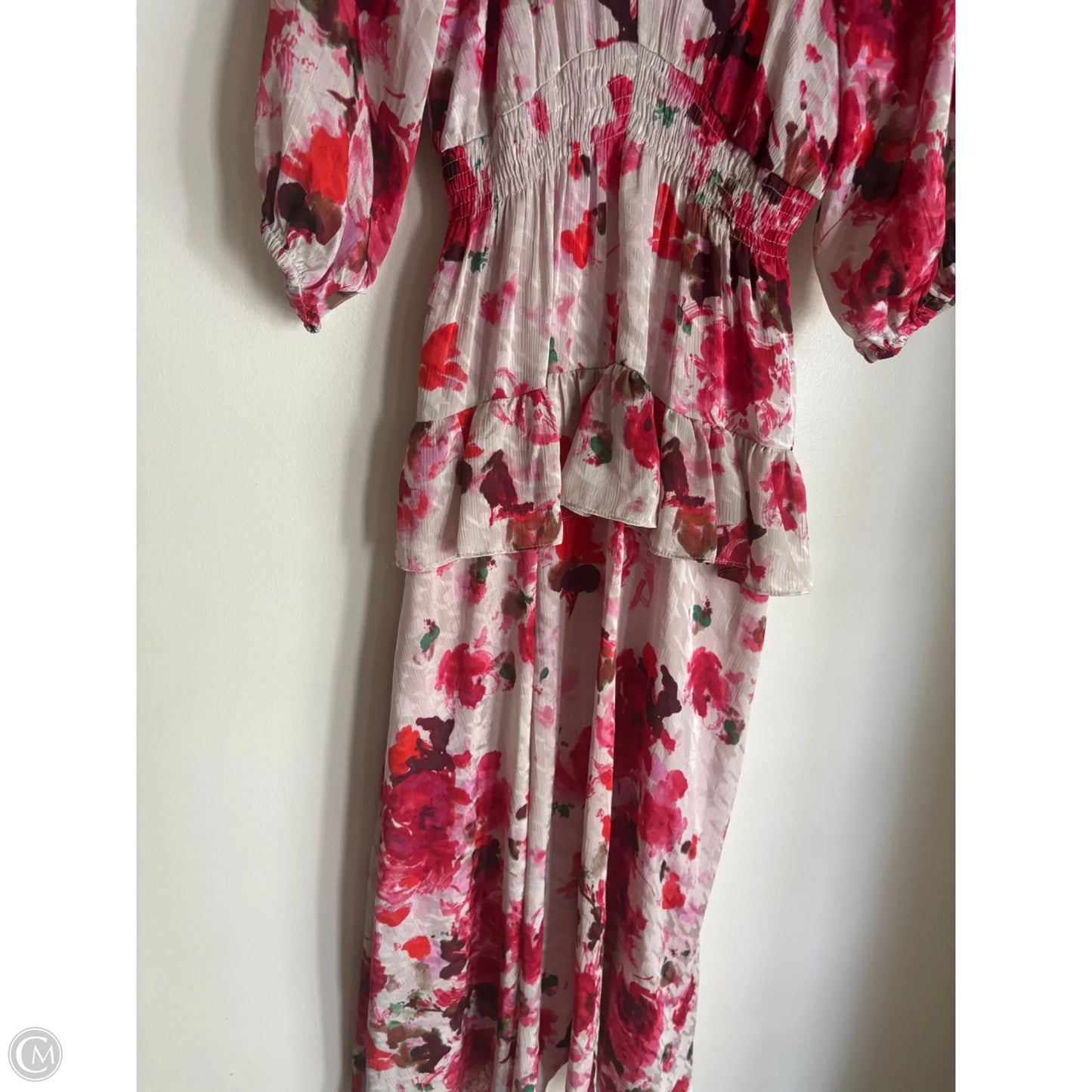 Dress Party Long By Taylor In Floral Print, Size: S