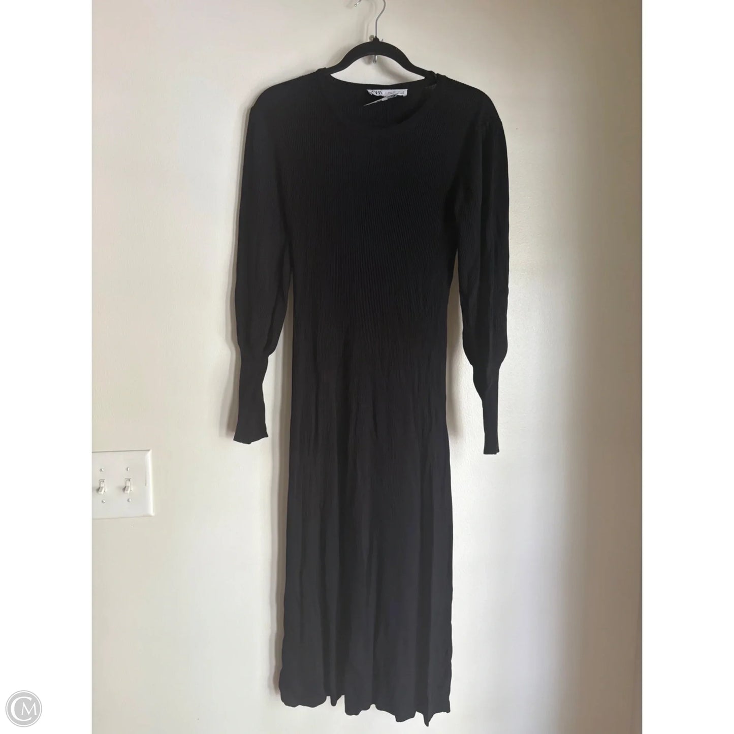 Dress Party Long By Zara In Black, Size: L