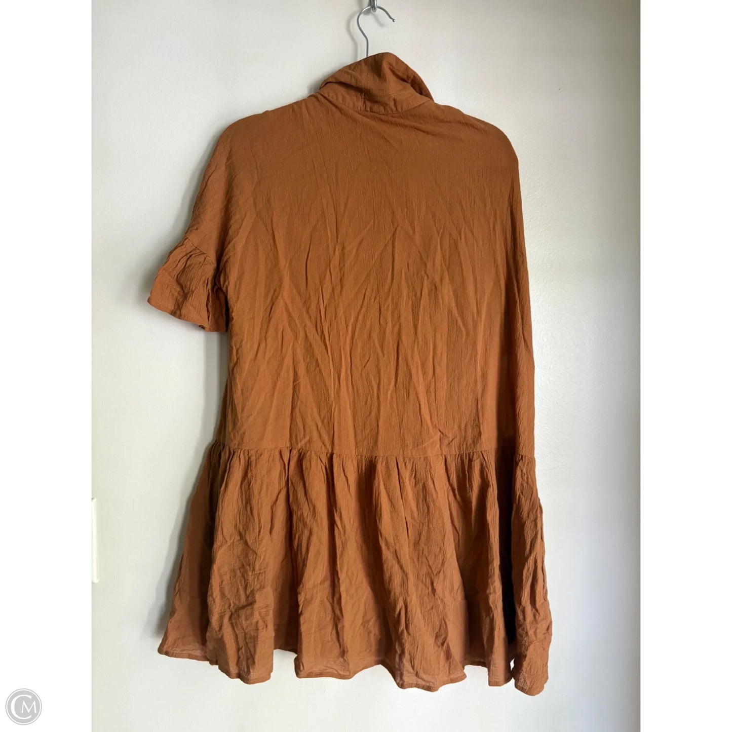 Dress Casual Short By Lindsay Brooke In Brown, Size: S