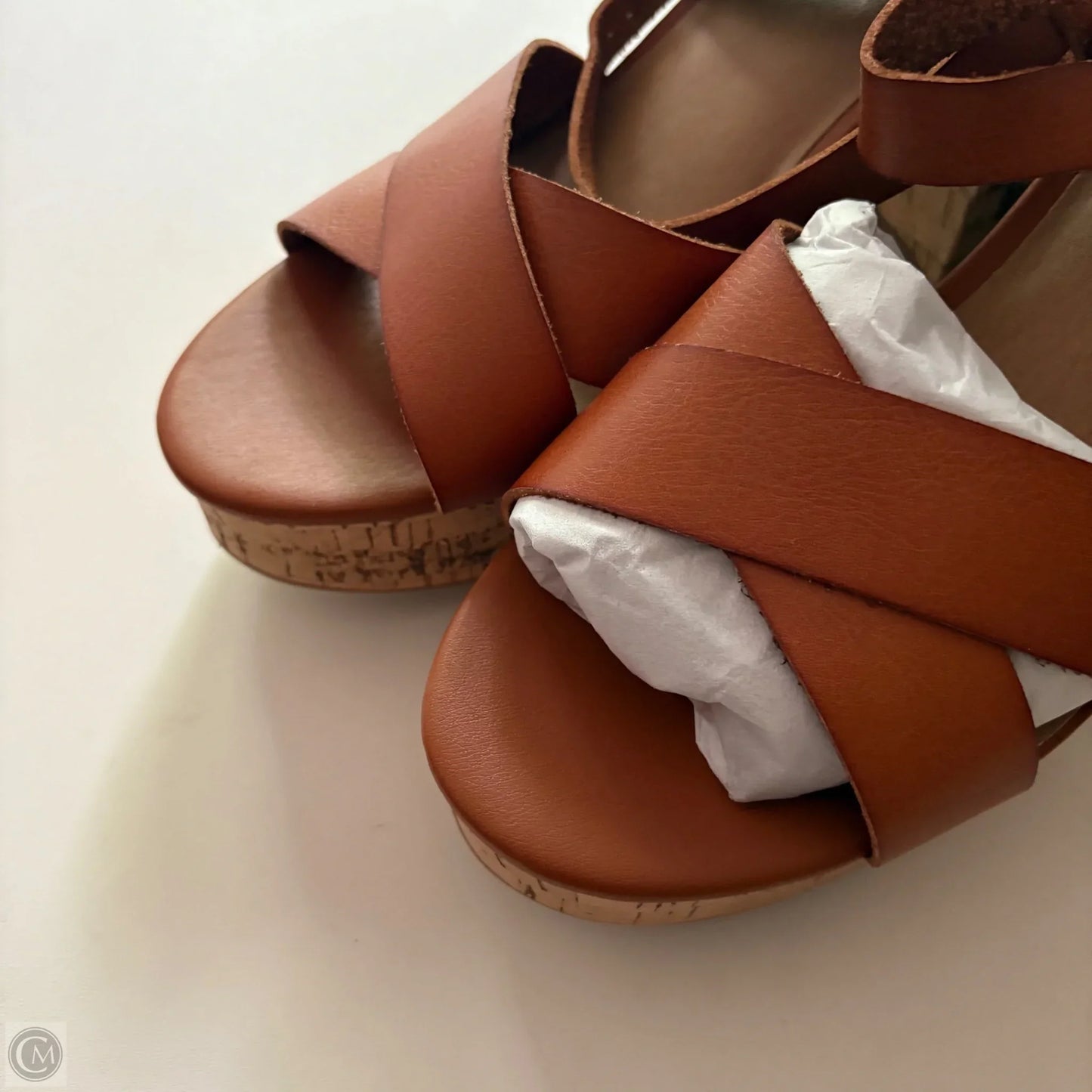 Shoes Heels Block By Lane Bryant In Brown, Size: 10