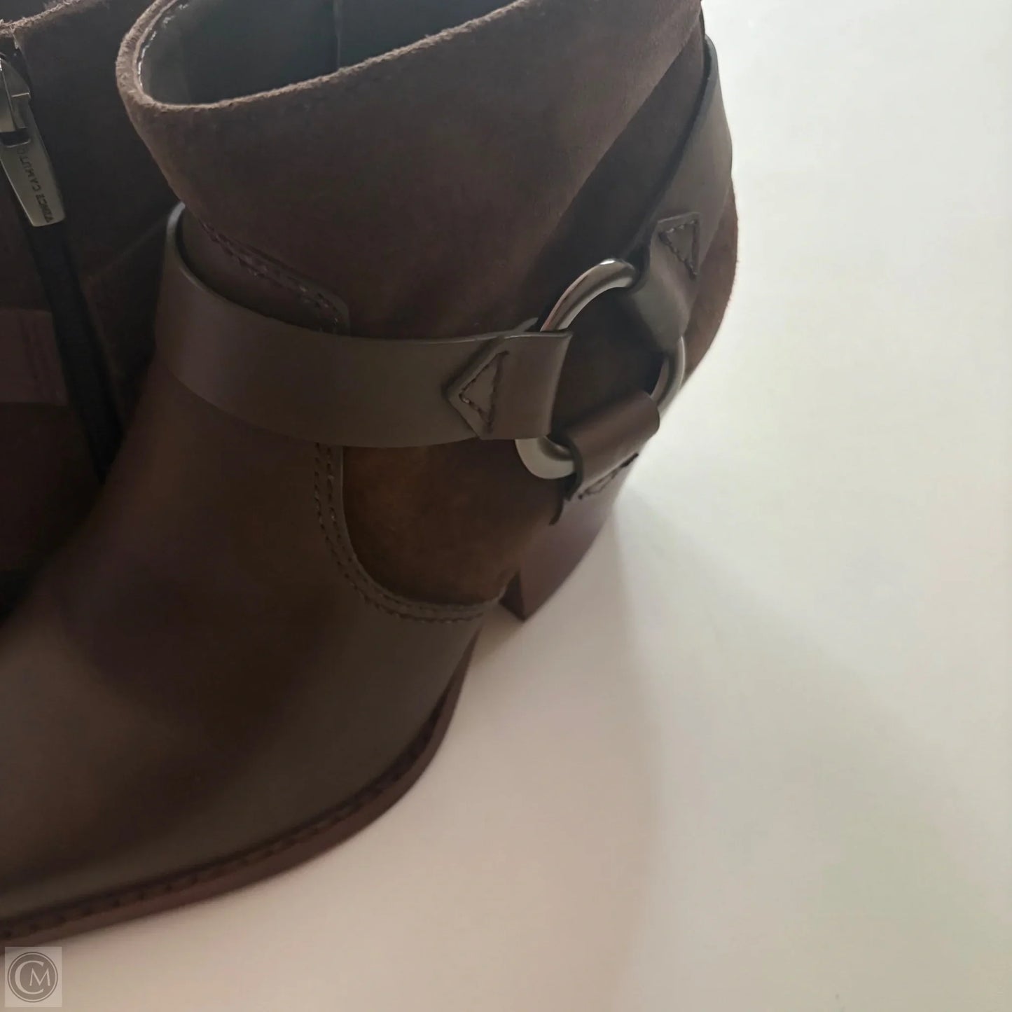 Boots Ankle Heels By Vince Camuto In Brown, Size: 8