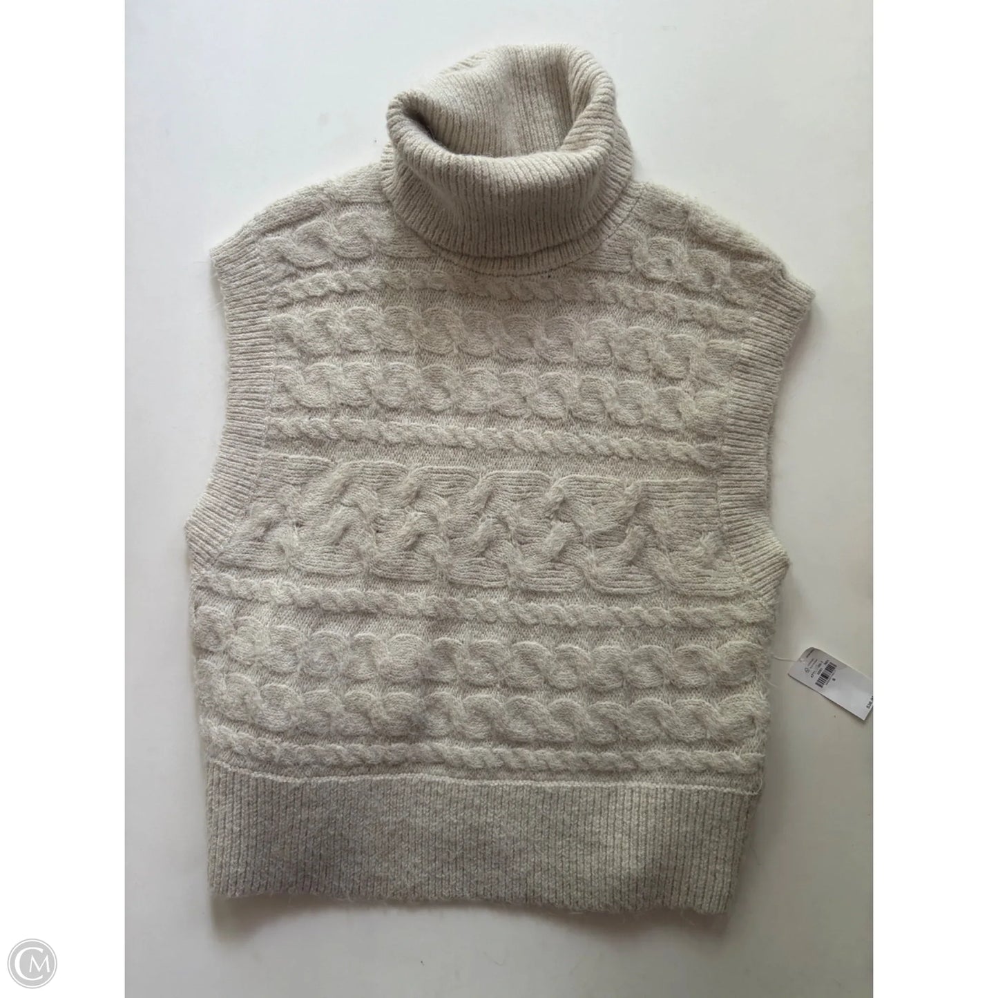 Sweater Short Sleeve By Old Navy In Cream, Size: S