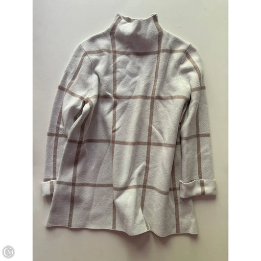 Sweater By Tahari By Arthur Levine In Plaid Pattern, Size: S