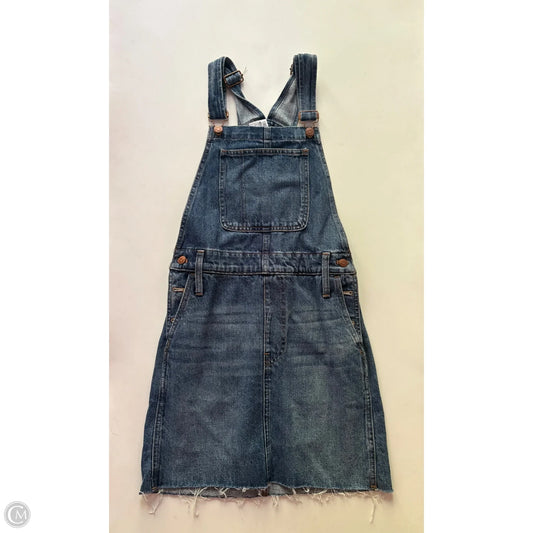 Dress Casual Midi By Madewell In Blue, Size: Xs