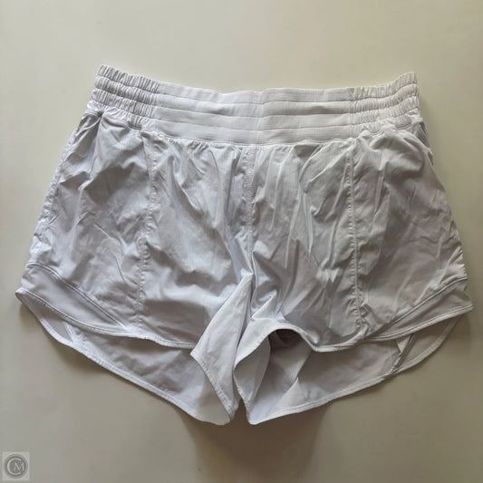 Athletic Shorts By Lululemon In White, Size: L