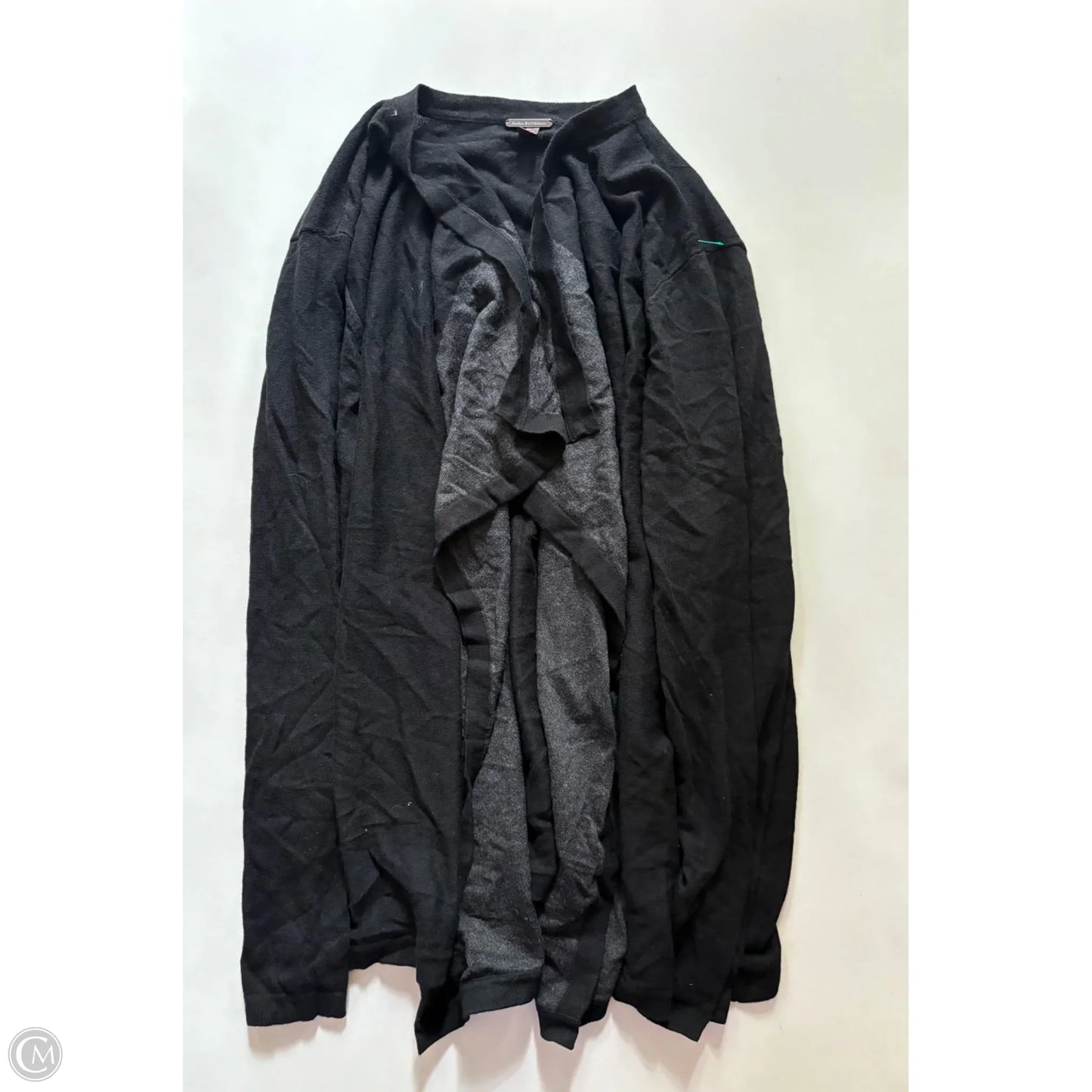 Sweater Cardigan By Dana Buchman In Black, Size: 3x