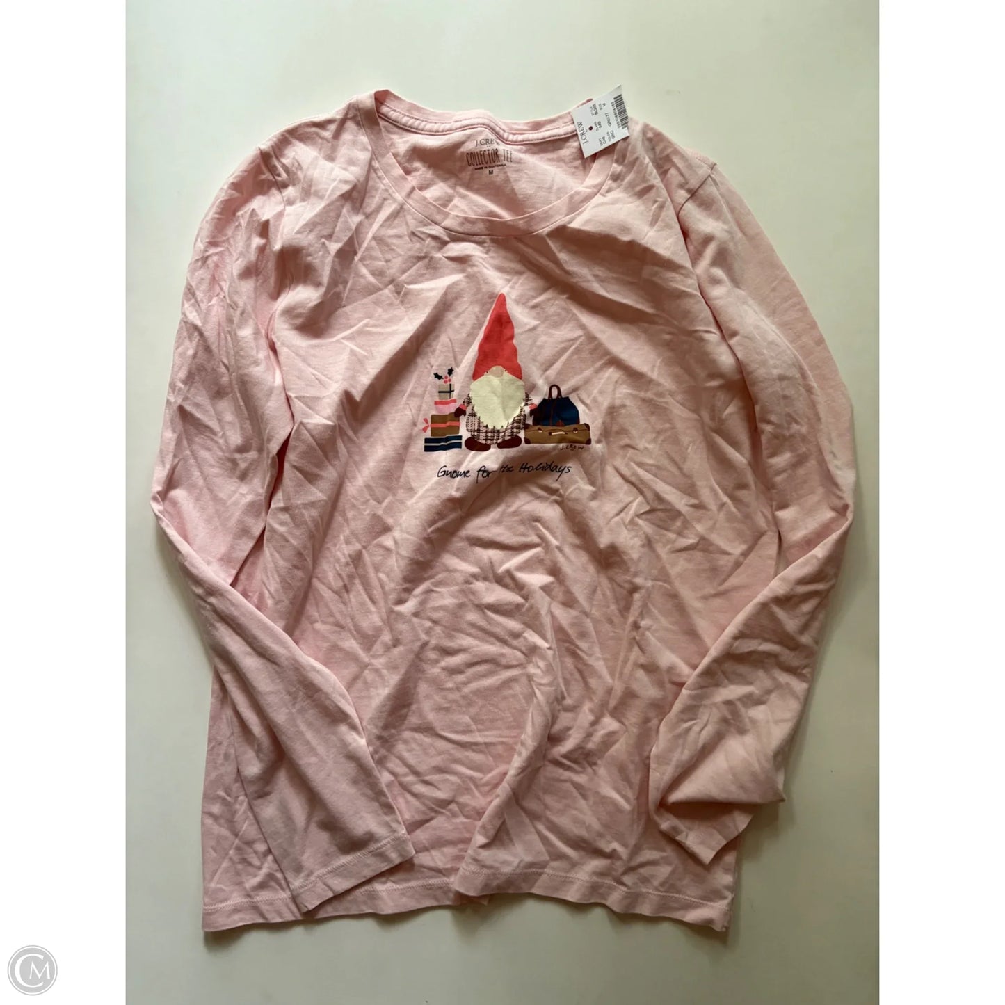 Top Long Sleeve By J. Crew In Pink, Size: M