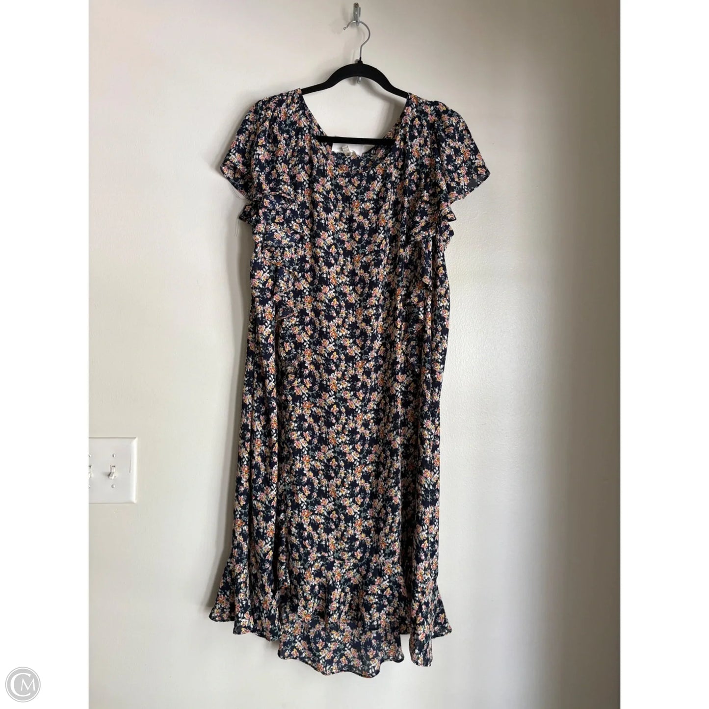 Dress Work By Max Studio In Floral Print, Size: 2x