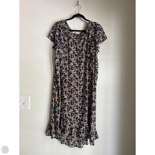 Dress Work By Max Studio In Floral Print, Size: 2x