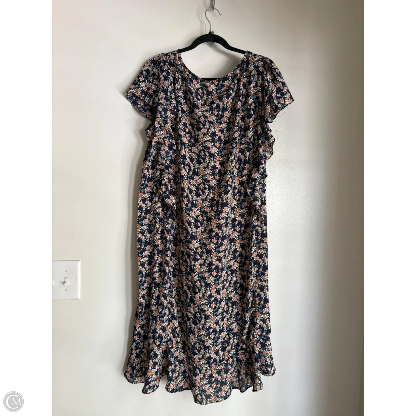 Dress Work By Max Studio In Floral Print, Size: 2x