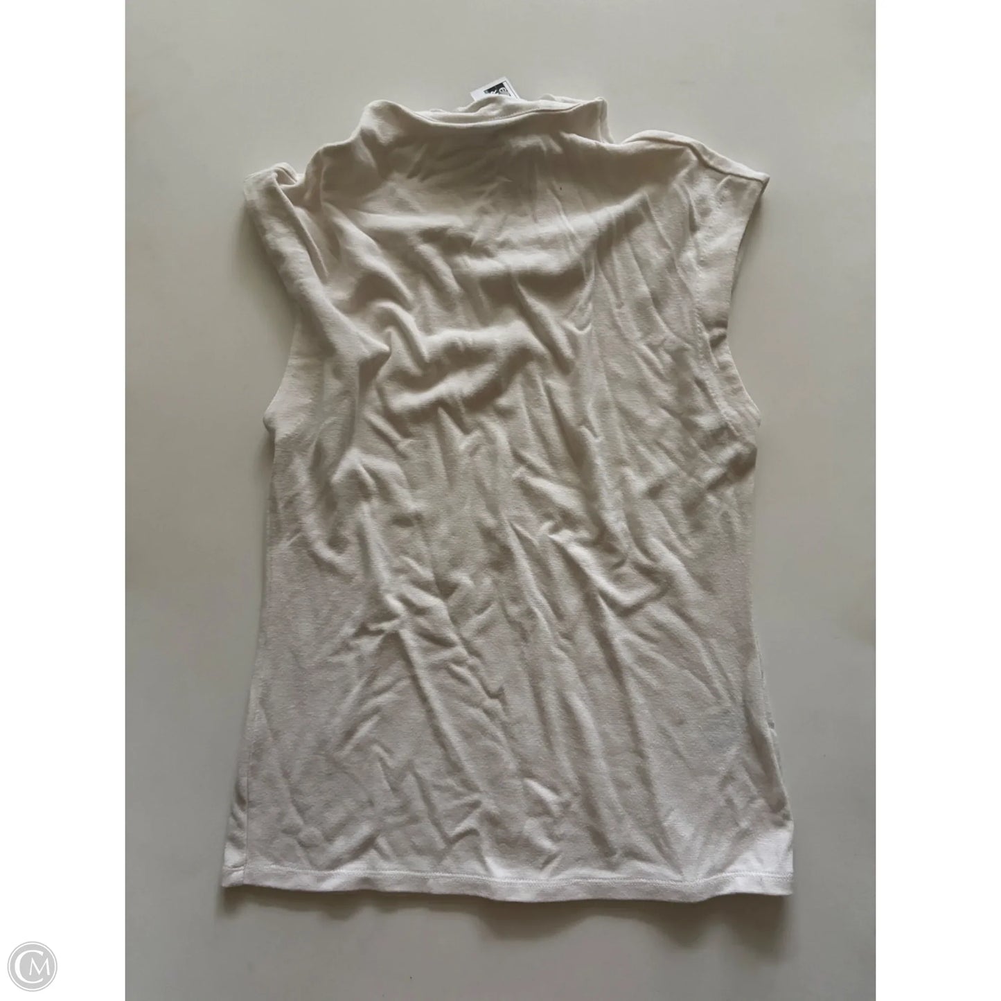 Top Sleeveless By Banana Republic In White, Size: M