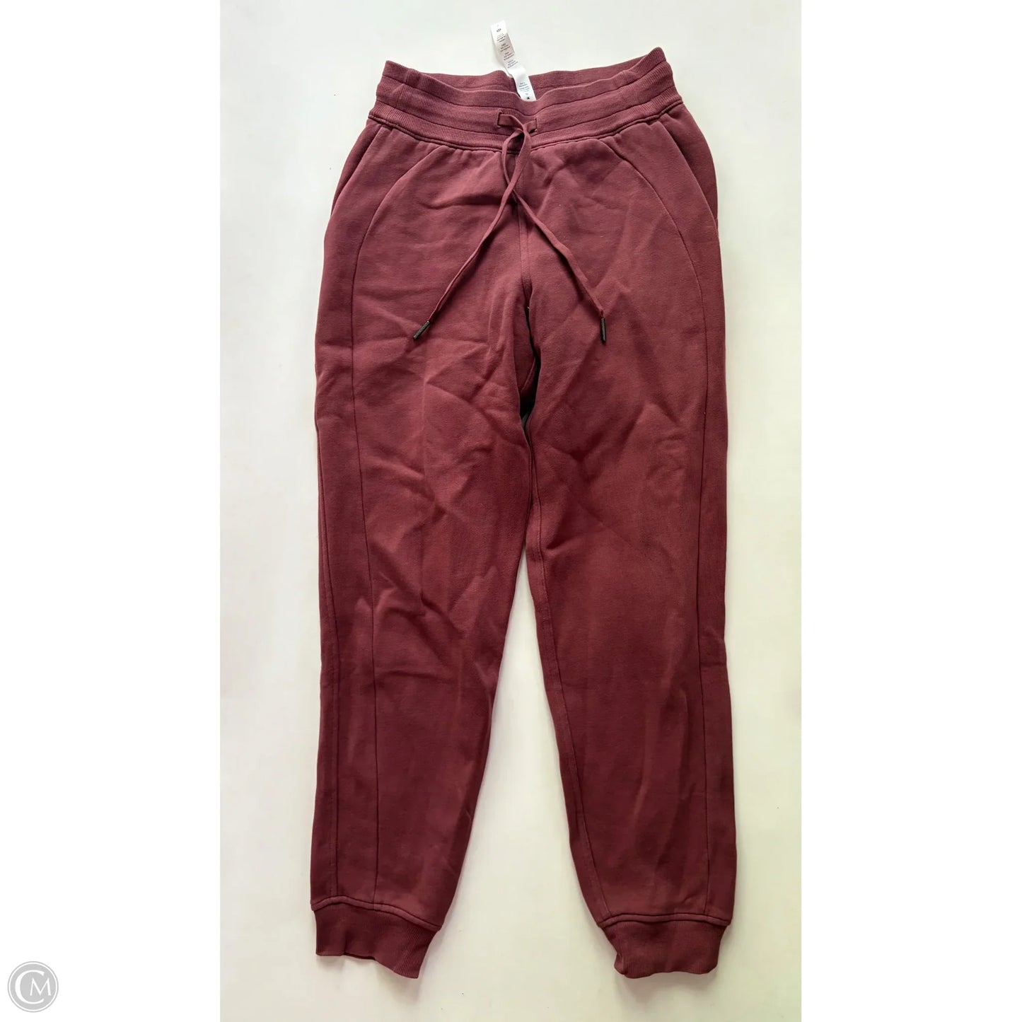 Athletic Pants By Lululemon In Maroon, Size: Xs