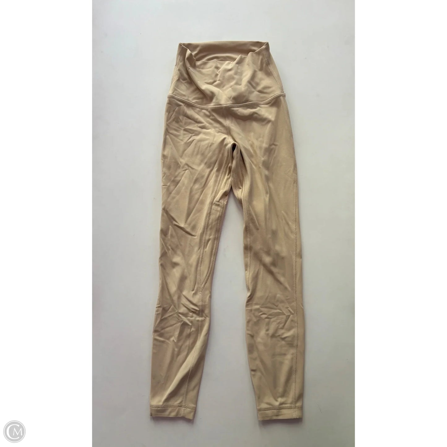 Athletic Leggings By Lululemon In Cream, Size: Xs