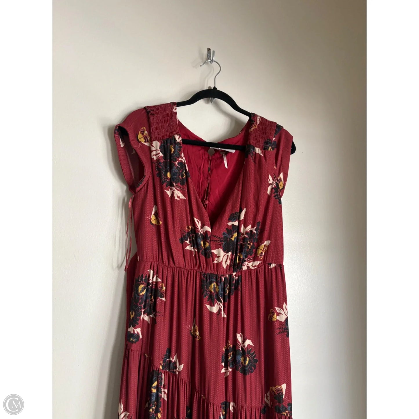 Dress Casual Maxi By Free People In Floral Print, Size: S